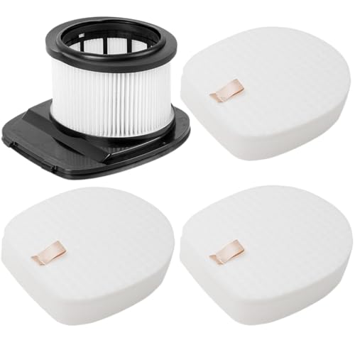 IZ361H IZ362H IZ377H Filters Replacement Compatible with Shark IZ162H IZ163H IZ362H IZ363HT IZ387H IZ382H IZ440H IZ462H IZ482H IZ483H Cordless Stick Vacuum.Comapre to # XHF161H & 617FJ140 - size: IZ362H Foam&Felt Filter Set