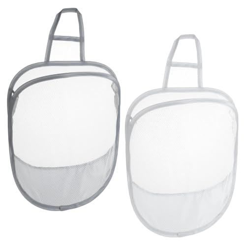 2 Pack Foldable Laundry Hamper, Hanging Laundry Hamper for Home