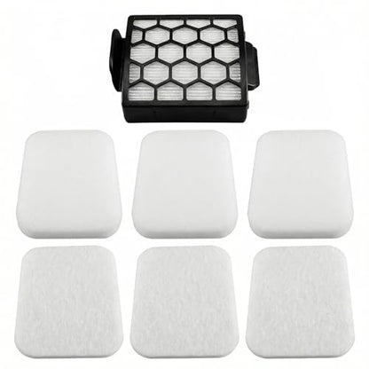 Replacement Filter Compatible with Shark ZU100 ZU102 NV150 NV151 - size: ZU102 1+3+3