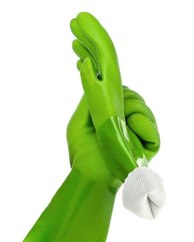 Star Kitchen & Home True Blues Ultimate Green Household Cleaning Gloves - size: Small