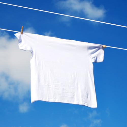 OUNONA Portable Retractable Clothesline with Suction Cup No Drill Installation Thickened Rope for Indoor Outdoor Laundry Drying Travel Camping Balcony Use