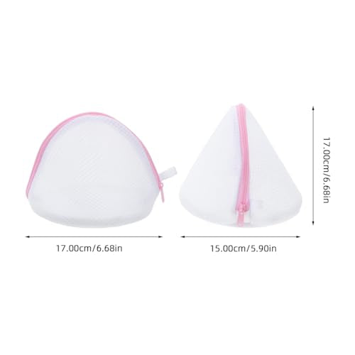 PRETYZOOM Bra Laundry Bags 4 pack Reusable Mesh Washing Bags with Zipper for Bras Lingerie Socks Machine Wash Delicates Shape Protection