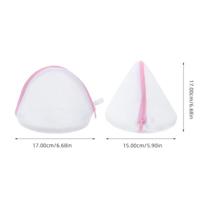 PRETYZOOM Bra Laundry Bags 4 pack Reusable Mesh Washing Bags with Zipper for Bras Lingerie Socks Machine Wash Delicates Shape Protection