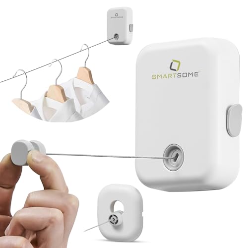SmartSome Retractable Clothesline 14.3 Feet