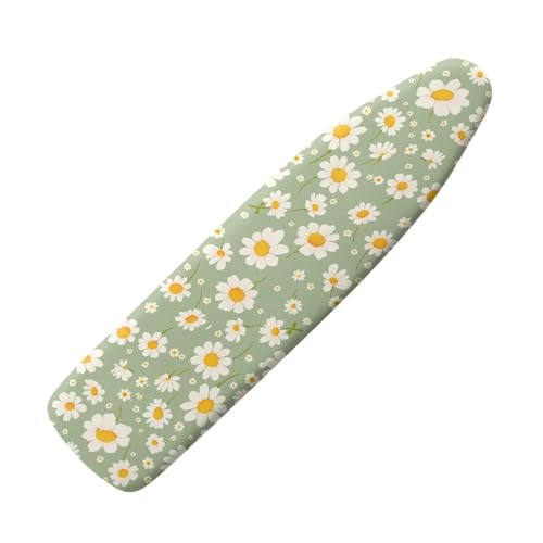 Iron Board Cover with Elastic Standard Size Ironing Board Cover with Elastic Edges Home Decoration Table Top Daisy Ironing Board Cover Pretective Covers 15x54 - color: Daisy Design