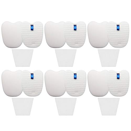 Lemige Vacuum Filter Replacement for Shark Rocket Deluxe Pro HV322 HV371 - size: 6 Pack