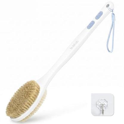 Back Scrubber for Shower with Long Handle, Blue - color: Blue, size: 1 pack