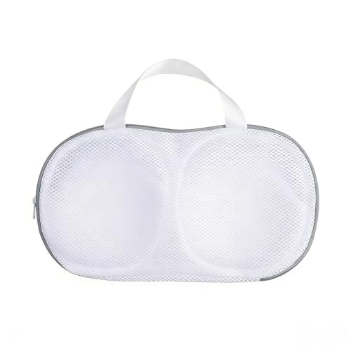 Bra Wash Bag Set, Mesh Laundry Washing Bags with Premium Zipper for Bra, Foldable Mesh Lingerie Underware Wash Bags Protector for Washing Machine - color: Grey