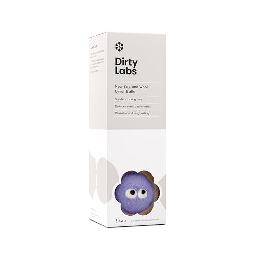 Dirty Labs | Enzyme Buddies New Zealand Wool Dryer Balls | 3 Pack - color: Enzyme Buddies