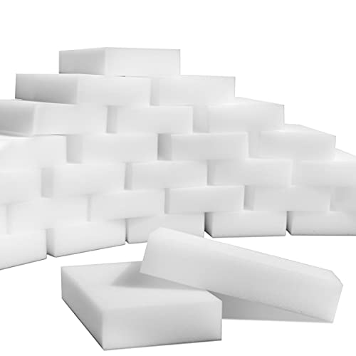 100 Pack Magic Cleaning Sponges Eraser,Multi-Functional Premium Melamine Sponge Foam Cleaning Pads,Dish,Household Cleaning Sponge for Kitchen,Furniture,Bathroom(Universal Cleaner) - size: 100 pack