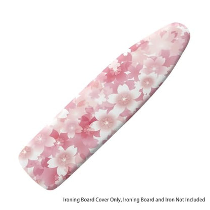 Cherry Blossom Ironing Board Covers Heavy-Duty Fabric Non Slip Padded Ironing Board Covers Non, Easy to Install - color: Cherry Blossom