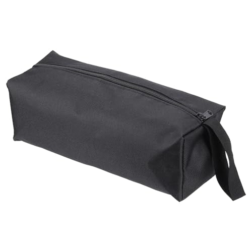 PATIKIL 12" Zipper Tool Pouch, Multipurpose Tool Bag Waterproof Tote Bag Storage Organizer for Screwdrivers Pliers, Black - color: Black
