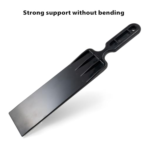 NEWISHTOOL Long Reach Auto Bulldozer Squeegee Mini Paddle Scrubber for Tint - color: Black