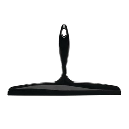 iDesign Bathroom Plastic Shower Squeegee, Black - color: Black, style: Pack of 1