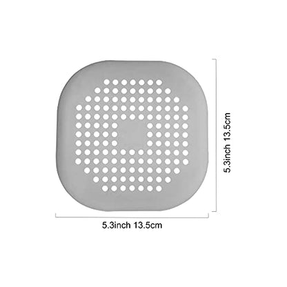 4 Pieces Drain Covers Hair Stopper for Shower Drain Bathtub Stopper Home Drain Protectors with Sucker Water Trap Sink Cover for Bathroom Bathtub and Kitchen (2 Gray+2 White) - color: 4 Pcs White,grey