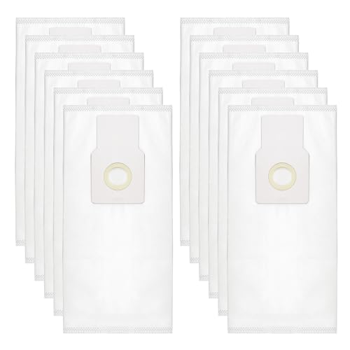 12 Pack Type O Vacuum Bags Compatible with Kenmore Canister Vacuums - color: White*12, size: Style O