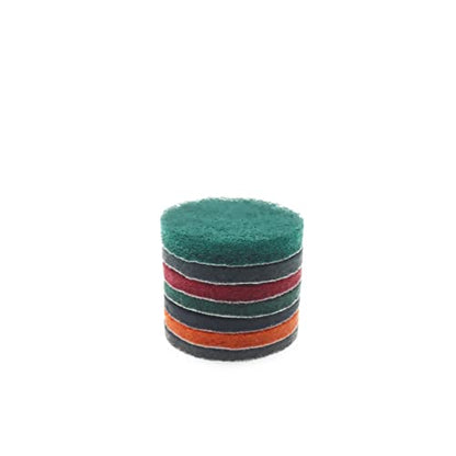 Heavy Duty Scour Pads, Non-Scratch Scrub Sponges, ULIFESTAR 5PCS Dish Scrubber Scouring Pads, Dual-Sided Reusable Household Scrub Pads for Dishes,Dish Cleaning Tool,Kitchen Scrubbers & Metal Grills - size: 98mm/4''2000grits
