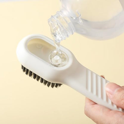 2 Pcs 2 in 1 Multifunction Cleaning Brush Shoe Laundry Brush, Scrub Brushes