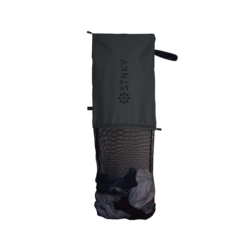 STNKY Bag Pro - Laundry Bags With Zips, Handles and Internal Mesh Bag for Travel, Yoga, Healthcare, Gym Kit, Laundry (Standard, Grey) - color: Grey, size: Standard