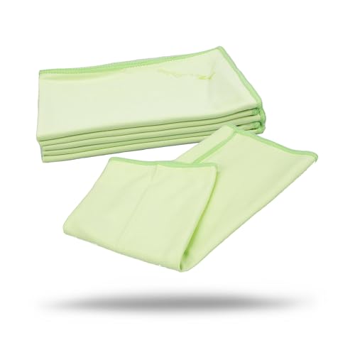 Maxshine 16” x 16” Universal Glass Cleaning Microfiber Towels, 5-Pack (300GSM) | Professional Streak-Free Towels | Lint-Free, High-Clarity Cloths for Car Windows, Mirrors & Glass Surfaces
