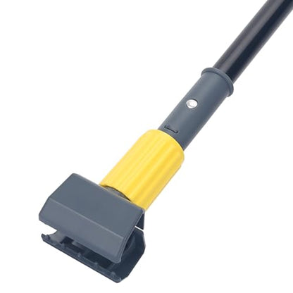 KeFanta Metal Mop Handle Commercial Heavy Duty,58" Industrial Mop Stick - color: Yellow