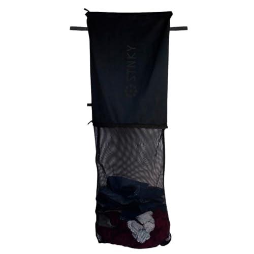 STNKY Bag Pro - Laundry Bag - Wash Bag for Health Workers, Sports, Fitness & Travel (XL, Black) - color: Black, size: X-Large