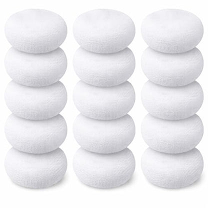Blulu 15 Pcs Plastic Dish Scrubbers, Nylon Mesh Pads, White - color: White
