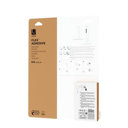 Umbra Flex Adhesive Squeegee, White (Pack of 3) - size: (Pack of 3)