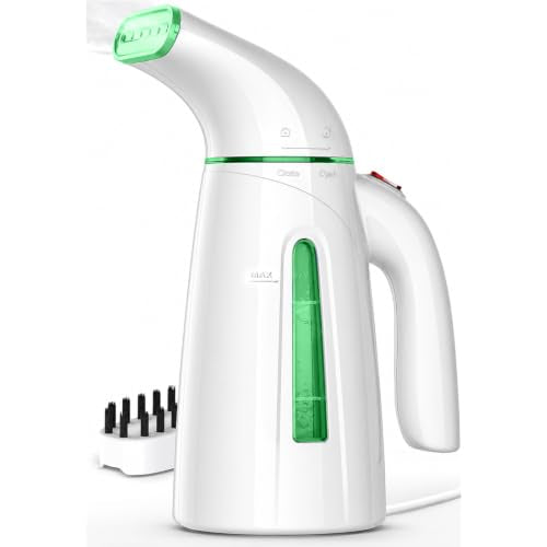 OGHom Steamer for Clothes, Portable Handheld Clothing Garment Steamer, 240ml Large Capacity 700W Travel Steam Iron 30 Second Fast Heat Up (Soft Green) - color: Soft Green
