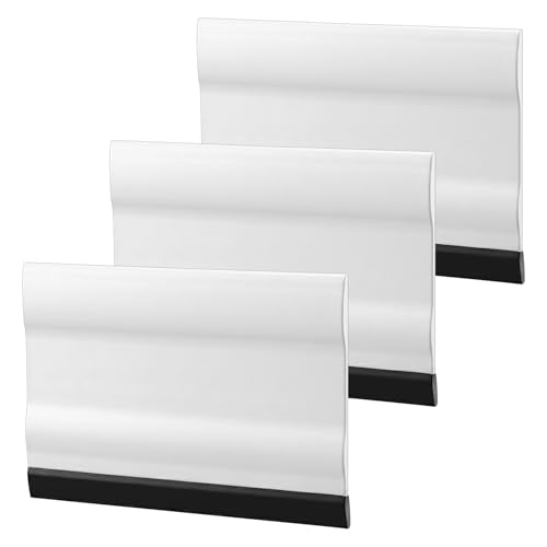 Amabro 3Pcs Mini Rubber Squeegee 3 Inch Small Handheld Window Scraper