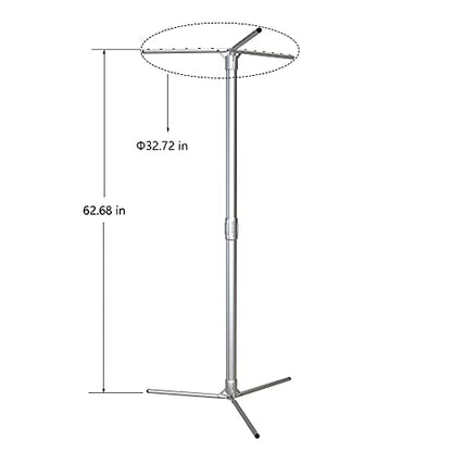 Aluminum Foldable Portable Clothes Drying Rack