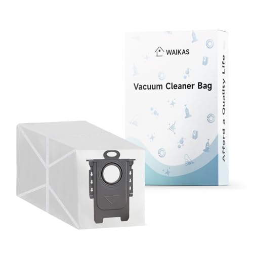 WAIKAS Vacuum Bags for Roborock Robot Vacuum (Qrevo/Saros Series), 6-Pack - color: For Roborock Qrevo Series, size: 6 Pack
