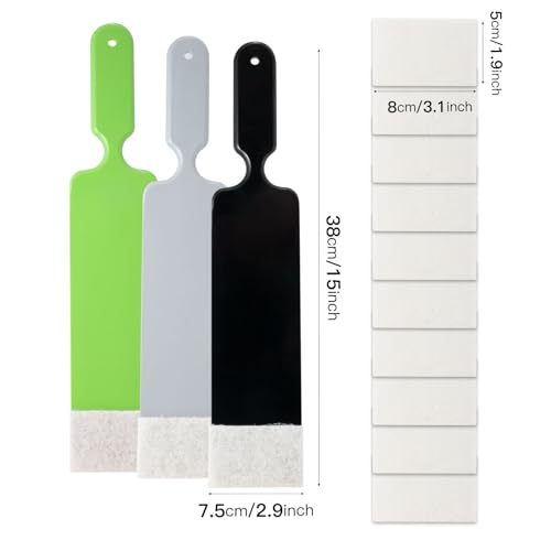 NEWISHTOOL Long Reach Auto Bulldozer Squeegee Mini Paddle Scrubber Tint Kit - color: All-3-colors
