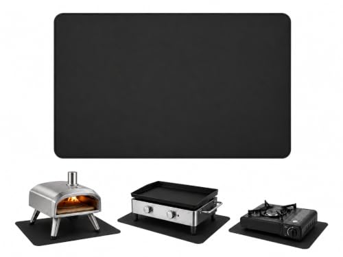 Heat Resistant Grill Mat for Countertop, 24 x 31 Inch Fireproof Waterproof BBQ Mat for Table and Countertop Protection, Fits Blackstone, Ninja, Gas Grills - size: 24*31inch