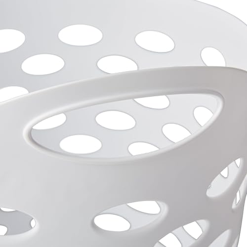 Flexible Laundry Basket,Tall plastic hamper for Clothes