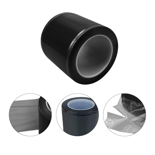 Disposable Dental Barrier Film, YOUYA DENTAL 1200Sheets/Roll Protective Film Plastic Oral Tape Isolation Membrane Tattoo Film Barrier Dentistry Covers Sleeves Dentistry Material 4"x 6"- Black - color: Black