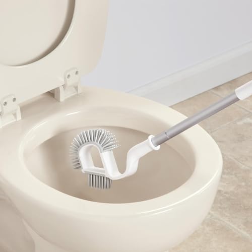 LivingSURE Under Rim Toilet Bowl Brush, Cleaning & Laundry