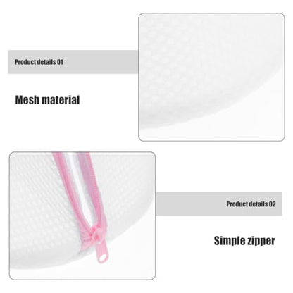 PRETYZOOM Bra Laundry Bags 4 pack Reusable Mesh Washing Bags with Zipper for Bras Lingerie Socks Machine Wash Delicates Shape Protection