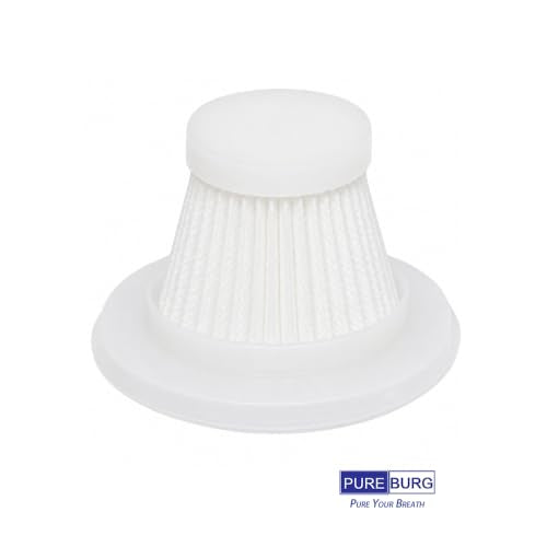 PUREBURG Replacement Filter Compatible with KMM LT-117C Handheld Car Vacuum Cleaner 9000Pa,10-Pack Washable HEPA Filter Air Clean Dust