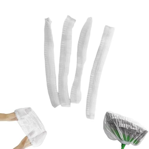 40 Pack Disposable Broom Covers Pet Hair Removal Broom Cloth Cover Caps Sweeping Fur Remover Tool for Broom and Dustpan Set Handy Brooms Baseboards Molding Dust Cobwebs up High Heater