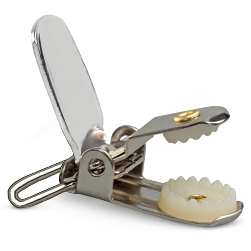 Hold’Em 3/4" Polished Nickel Plated Clips with SECURE PRONG TO ENSURE MAXIMUM HOLD Perfect For Making Mitten, Suspenders-10PC 3/4 - color: Clips 3/4" Inch