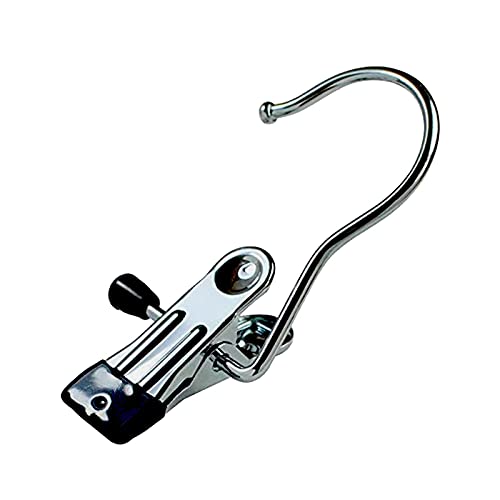 12PCS Laundry Hanging Hooks with Clips Boot Hanger Heavy Duty Clothes Pins, Portable Metal Drying Clip for Bras, Socks, Towels, Underwear