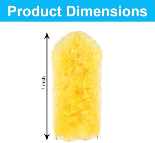 60PCS Heavy Duty Duster Refills for Swiffer, Multi-Surface 360° Disposable Dusters Kit for Cleaning Dusting Electronics Furniture Blind Ceiling Fan (Handle is Not Included) - size: 60