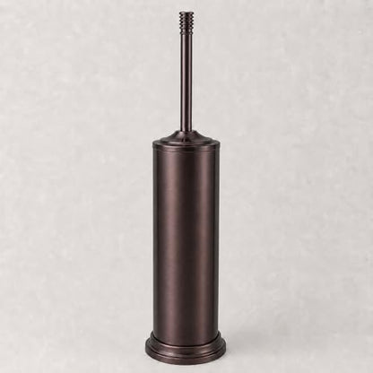 Red Bronze Toilet Brush and Holder Set，Extra Long Handled Toilet Bowl Brush and Holder，Stainless Steel Heavy Duty Toilet Brush for Bathroom,Deep Cleaning Modern Toilet Cleaner Slip Base - color: Red Bronze