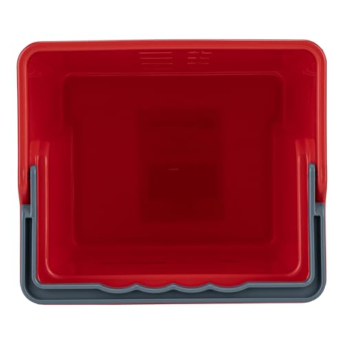 Restaurantware 4 qt Red Cleaning Bucket - color: Red, size: 4 Quarts