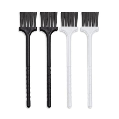 Keyboard Brush - Plastic Small Cleaning Brush for Juicer, Coffee Machine - Laptop & Computer Anti Static Brush - Narrow Keyboard Brush Cleaner for Window Track, Home, Office, 4 Pcs