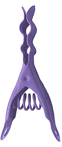 Extreme Clothespins | Distant Mountain Purple | Solid 304 Stainless Steel | 20 Pack | Heavy Duty | Mardi Gras Color | Clothes Pins | Chip Clips | Lifetime Product | No Plastic Parts | Made in Italy - color: Purple