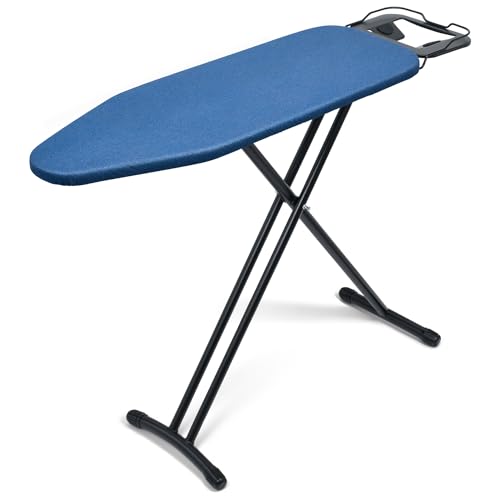 Duwee 12"x36" Ironing Board with Heat Resistant Cover Thicken Felt Pad - color: Blue