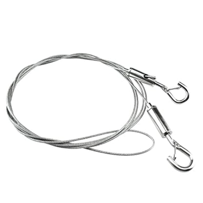 SDTC Tech 4-Pack Stainless Steel Wire Rope with Adjustable Hooks