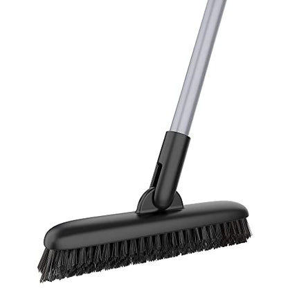 MR.SIGA Heavy Duty Grout Scrub Brush with Long Handle